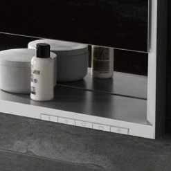 Keuco Royal Lumos 800mm LED Illuminated Mirror Cabinet -Bathroom Mirrors Shop 14301171131 D3 460 6