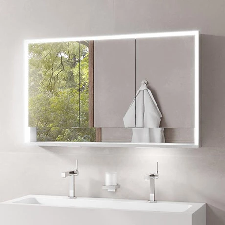 Keuco Royal Lumos 1200mm LED Illuminated Mirror Cabinet 3 Keuco Royal Lumos 1200mm LED Illuminated Mirror Cabinet