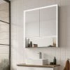 HIB Verve 80 LED Illuminated Mirror Cabinet - 52900 -Bathroom Mirrors Shop 52900 P