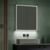 HIB Exos 60 LED Illuminated Mirror Cabinet - 53600 -Bathroom Mirrors Shop 53600 p
