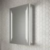 HIB Dimension 50 Bluetooth LED Illuminated Aluminium Mirror Cabinet - 54500 -Bathroom Mirrors Shop 54500 P