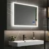 HIB Globe Plus 80 Bluetooth LED Illuminated Mirror - 78723000 -Bathroom Mirrors Shop 78723000 P