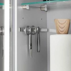 Villeroy and Boch H746 x W807mm My View One LED Illuminated Mirror Cabinet - A439G800 9 Villeroy and Boch H746 x W807mm My View One LED Illuminated Mirror Cabinet - A439G800 -Bathroom Mirrors Shop A440G200 D2 460 1