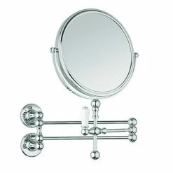 Burlington Traditional Cosmetic Wall Mirror - Chrome - A57CHR