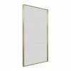 Arezzo Brushed Brass 1200 x 700mm Rectangular Mirror -Bathroom Mirrors Shop AZ12X7RBB P