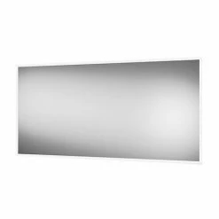 Arezzo 1200 x 600mm LED Illuminated Bathroom Mirror with Shaver Socket & Anti-Fog