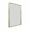 Arezzo Brushed Brass 1000 x 800mm Rectangular Mirror 2 Arezzo Brushed Brass 1000 x 800mm Rectangular Mirror -Bathroom Mirrors Shop AZ6X8RBB P 1