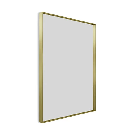 Arezzo Brushed Brass 600 x 800mm Rectangular Mirror 3 Arezzo Brushed Brass 600 x 800mm Rectangular Mirror