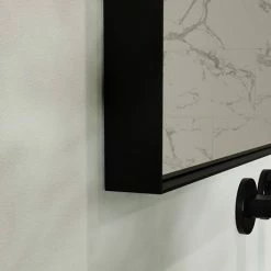 Arezzo Black 1200 x 700mm Rectangular Mirror 7 Arezzo Black 1200 x 700mm Rectangular Mirror -Bathroom Mirrors Shop AZ6X8RMB D2 460 2