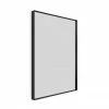 Arezzo Black 1000 x 800mm Rectangular Mirror 2 Arezzo Black 1000 x 800mm Rectangular Mirror -Bathroom Mirrors Shop AZ6X8RMB P 1