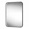 Arezzo Matt Black 500 x 700mm Rectangular LED Illuminated Bathroom Mirror with Infrared Sensor & Anti-Fog 2 Arezzo Matt Black 500 x 700mm Rectangular LED Illuminated Bathroom Mirror with Infrared Sensor & Anti-Fog -Bathroom Mirrors Shop AZ8910MB P