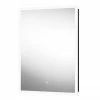 Arezzo 500 x 700mm Recessed LED Illuminated Bathroom Mirror Cabinet with Shaver Socket & Anti-Fog -Bathroom Mirrors Shop AZ8920MB P