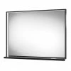 Arezzo Matt Black 800 x 600mm LED Illuminated Bathroom Mirror with QI Charger & Anti-Fog -Bathroom Mirrors Shop AZ8940MB P