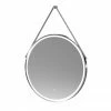 Arezzo Chrome 800mm Round LED Illuminated Anti-Fog Bathroom Mirror -Bathroom Mirrors Shop AZ8CM M
