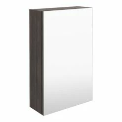 Brooklyn 450mm Grey Avola Bathroom Mirror Unit