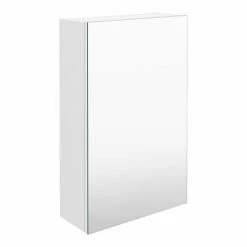 Brooklyn 450mm Gloss White Bathroom Mirror Unit