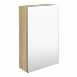 Brooklyn 450mm Natural Oak Bathroom Mirror Unit