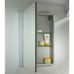Tavistock Balance Single Door Mirror Cabinet 7 Tavistock Balance Single Door Mirror Cabinet -Bathroom Mirrors Shop BA44AL D2 460