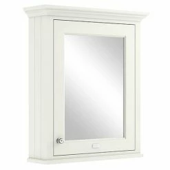Bayswater Pointing White 600mm Mirror Wall Cabinet