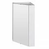 Cove Gloss White Corner Mirror Cabinet -Bathroom Mirrors Shop CU001 p