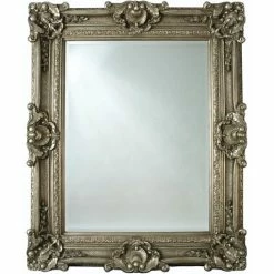 Heritage Chesham Grand Mirror (2240 x 1420mm) - Pewter Silver