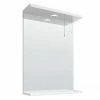 Cove White Illuminated Mirror (550mm Wide) -Bathroom Mirrors Shop Cove White Illuminated Mirror 550mm Wide n p