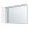 Cove White Large Illuminated Mirror Cabinet (1200mm Wide) -Bathroom Mirrors Shop Cove White Illuminated Mirror Cabinet 1200mm n p