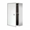 Croydex Trent Lockable Medicine Cabinet - Stainless Steel - WC846005 -Bathroom Mirrors Shop Croydex Trent Lockable Medicine Cabinet Stainless Steel WC846005 Medium