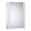 Tavistock Detail Single Door Mirror Cabinet - Gloss White 2 Tavistock Detail Single Door Mirror Cabinet - Gloss White -Bathroom Mirrors Shop DE47W P