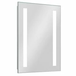 Brooklyn 390 x 500mm Battery Operated Illuminated LED Mirror