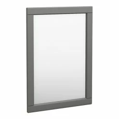 Keswick Grey 500 x 700mm Traditional Wall Hung Framed Mirror