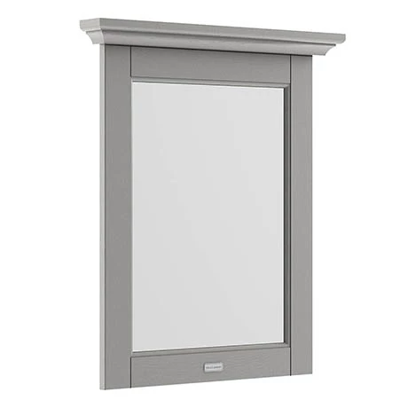 Old London 600mm Flat Mirror - Storm Grey - LON213 3 Old London 600mm Flat Mirror - Storm Grey - LON213