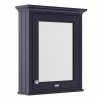 Old London 600mm Mirror Cabinet - Twilight Blue - LON314 -Bathroom Mirrors Shop LON314 P