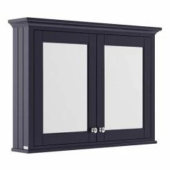Old London 1050mm Mirror Cabinet - Twilight Blue - LON317