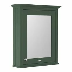 Old London 600mm Mirror Cabinet - Hunter Green - LON814