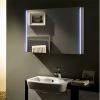 Hudson Reed Leda 800mm LED Touch Sensor Mirror Cabinet with Shaver Socket - LQ094 -Bathroom Mirrors Shop LQ094 n p