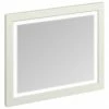 Burlington Framed 90 Mirror with LED Illumination - Sand