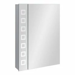 Toreno 500x700mm LED Illuminated Mirror Cabinet inc. Motion Sensor - MIR038 -Bathroom Mirrors Shop MIR038 d2 460