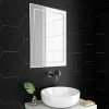 Trafalgar 500 x 700mm Rectangular Bevelled Bathroom Mirror -Bathroom Mirrors Shop MIR507 np
