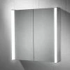 Sensio Aspen Diffused Double LED Mirror Cabinet with Shaving Socket - SE30816C0 -Bathroom Mirrors Shop SE30816C0 P