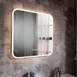Crosswater Svelte 600 x 600mm Illuminated Mirror - SE6060 -Bathroom Mirrors Shop SE6060 D5 460