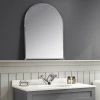 Chatsworth Traditional 673 x 490mm Arched Mirror - Chrome
