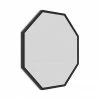 Arezzo Matt Black 600mm Octagon Mirror 1 Arezzo Matt Black 600mm Octagon Mirror -Bathroom Mirrors Shop VEN6OCMB P