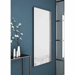 Venice Black Frame 600 x 800mm Rectangular Mirror -Bathroom Mirrors Shop VENBF6080 D1 460 1