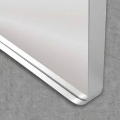 Venice White Frame 500 x 750mm Rectangular Mirror -Bathroom Mirrors Shop VENWF5075 D1 460