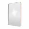 Venice White Frame 500 x 750mm Rectangular Mirror -Bathroom Mirrors Shop VENWF5075 P