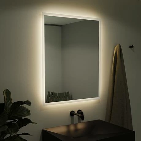 Venice 600 x 800mm Rectangular LED Illuminated Anti-Fog Bathroom Mirror 4 Venice 600 x 800mm Rectangular LED Illuminated Anti-Fog Bathroom Mirror - Image 2