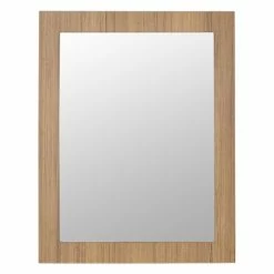 Valencia Naturale Oak Effect Framed Mirror 550 x 700mm