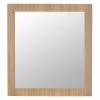 Valencia Naturale Oak Effect Framed Mirror 650 x 700mm -Bathroom Mirrors Shop VNAT65M p