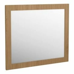 Valencia Naturale Oak Effect Framed Mirror 800 x 700mm 7 Valencia Naturale Oak Effect Framed Mirror 800 x 700mm -Bathroom Mirrors Shop VNAT80M d2 460